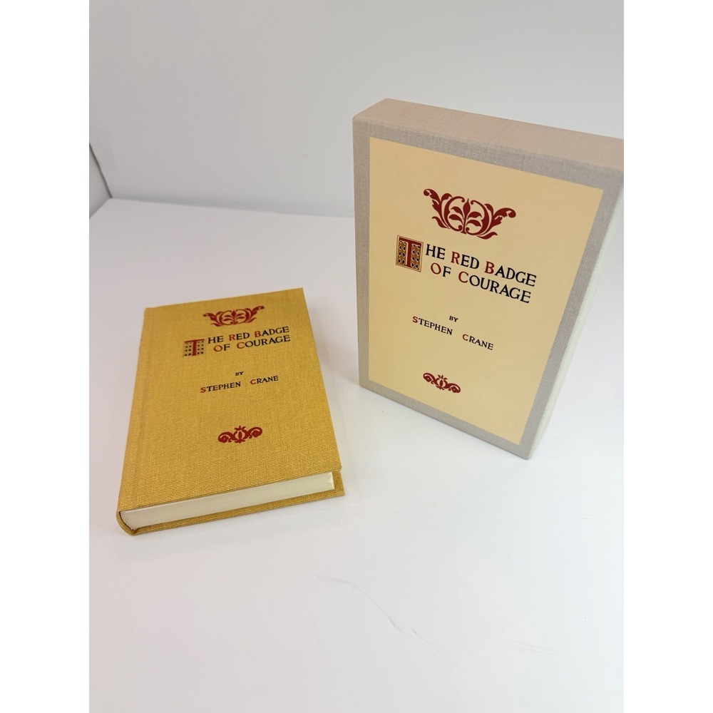 Stephen Crane - The Red Badge of Courage Hardcover - First Edition Library